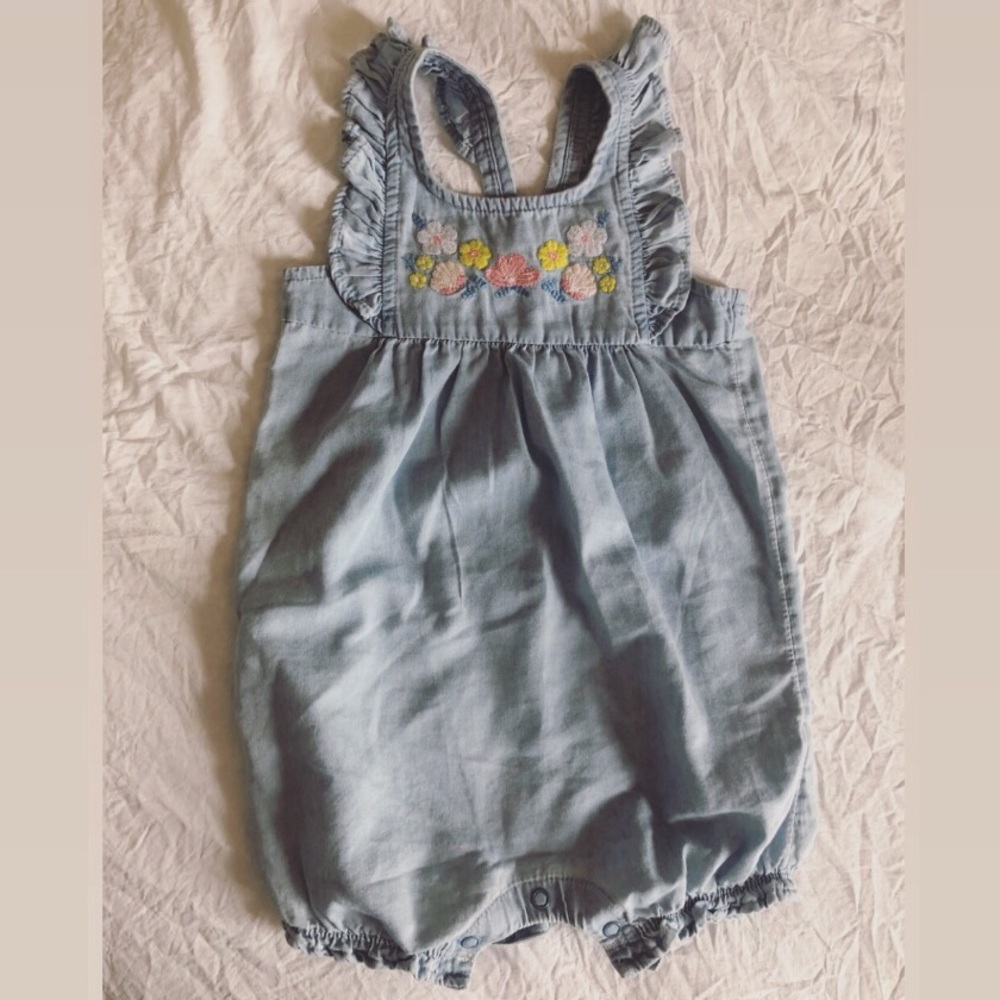 Baby girl summer romper